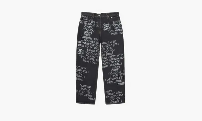 Одежда Stussy Jeans «Black» черный