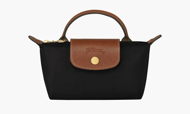 Сумки Longchamp Le Pliage Original Pouch With Handle Black черный