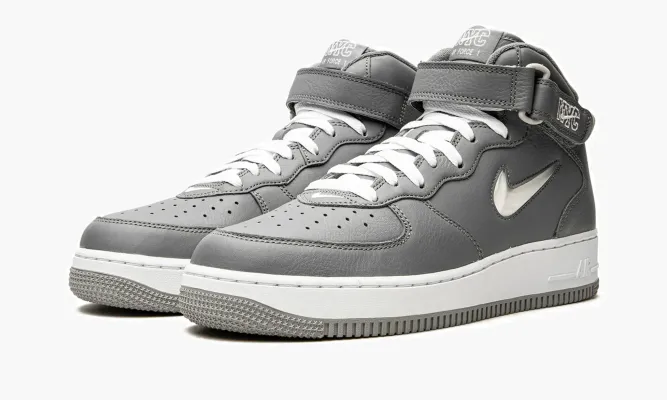 Кроссовки Air Force 1 Mid QS «Jewel NYC Cool Grey» серый