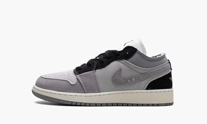 Кроссовки Air Jordan 1 Low SE Craft GS «Inside Out» серый