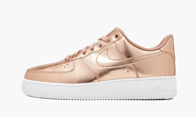 Кроссовки Air Force 1 SP WMNS «Metallic Bronze» золотой