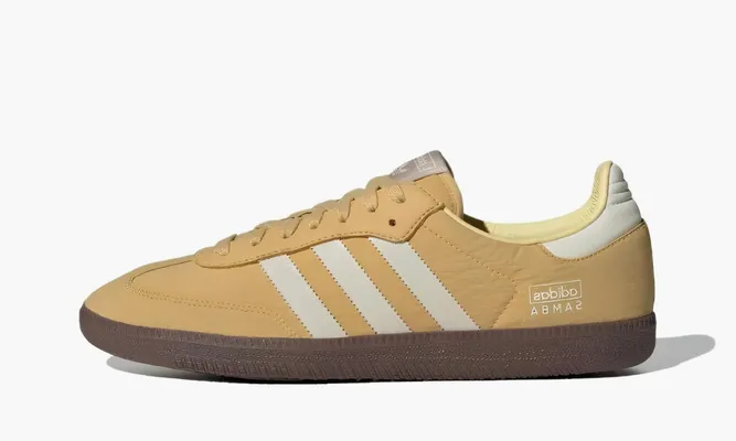 Кроссовки Adidas Samba OG «Reflective Nylon Oat» желтый