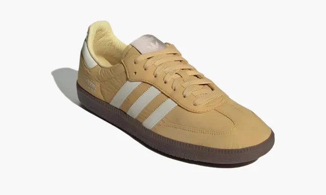Кроссовки Adidas Samba OG «Reflective Nylon Oat» желтый