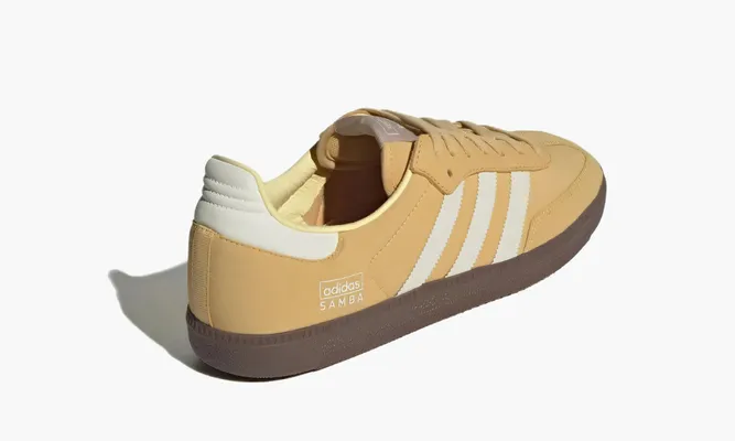 Кроссовки Adidas Samba OG «Reflective Nylon Oat» желтый