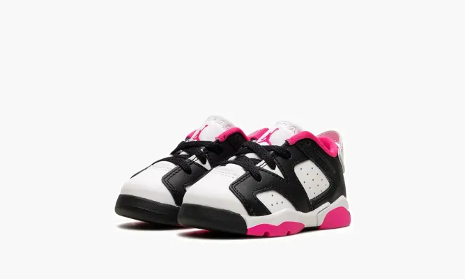 Для самых маленьких Air Jordan 6 Low TD «Fierce Pink» белый