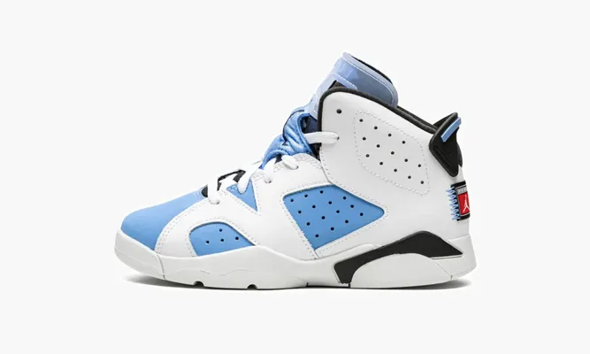 Для самых маленьких Air Jordan 6 Retro PS «Unc» белый