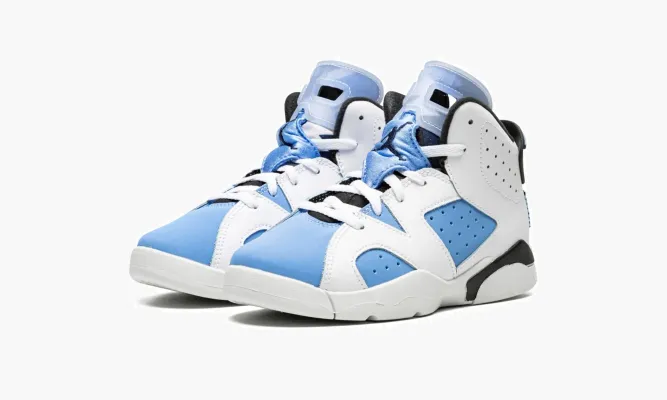 Для самых маленьких Air Jordan 6 Retro PS «Unc» белый