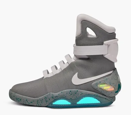 Кроссовки Nike Air Mag №5 «Back to the Future» серый