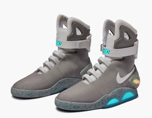Кроссовки Nike Air Mag №5 «Back to the Future» серый