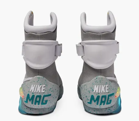 Кроссовки Nike Air Mag №5 «Back to the Future» серый