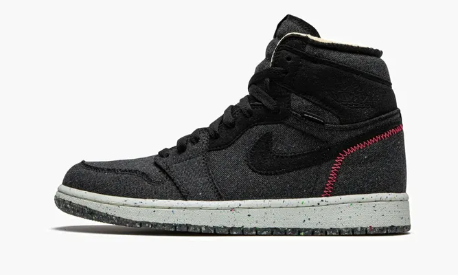 Кроссовки Air Jordan 1 Retro High OG Zoom «Space Hippie» черный