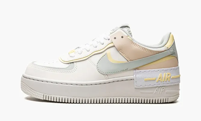 Кроссовки W AF1 SHADOW «Sail / Citron Tint» белый,кремовый