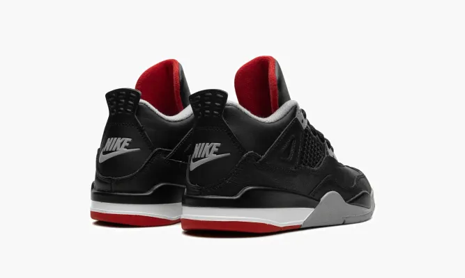Для самых маленьких Air Jordan 4 PS «Bred Reimagined» черный