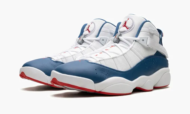 Кроссовки Air Jordan 6 Rings «True Blue» белый