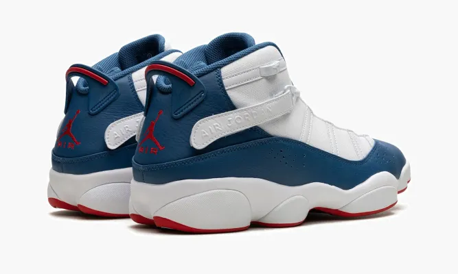 Кроссовки Air Jordan 6 Rings «True Blue» белый