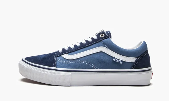 Кроссовки Vans Skate Old Skool «Navy / White» синий