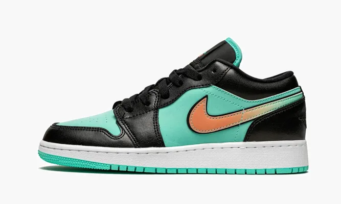 Кроссовки Air Jordan 1 Low SE GS «Tropical Twist» черный