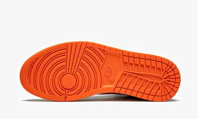 Кроссовки Air Jordan 1 HI Flyease «Turf Orange» черный