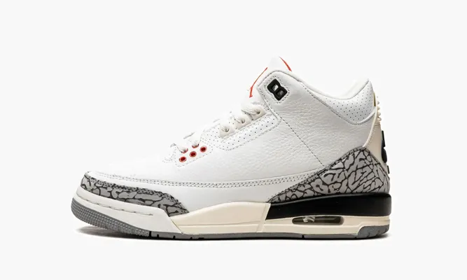 Кроссовки Air Jordan 3 Retro GS «White Cement Reimagined» белый