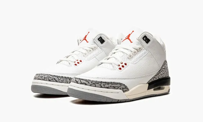 Кроссовки Air Jordan 3 Retro GS «White Cement Reimagined» белый