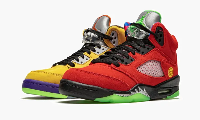 Кроссовки Air Jordan 5 Retro SE GS «What The» оранжевый