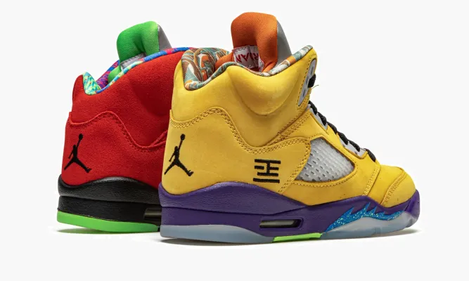Кроссовки Air Jordan 5 Retro SE GS «What The» оранжевый