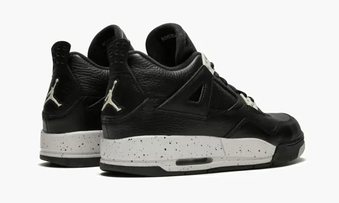 Кроссовки Air Jordan 4 Retro Bg «Oreo» черный