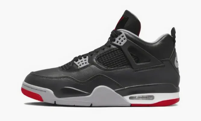 Кроссовки Air Jordan 4 Retro «Bred Reimagined» черный