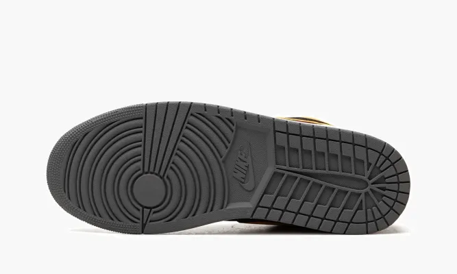 Кроссовки Air Jordan 1 Low «Vivid Orange» черный