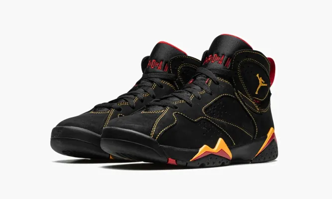 Кроссовки Air Jordan 7 Retro GS «Citrus 2022» черный
