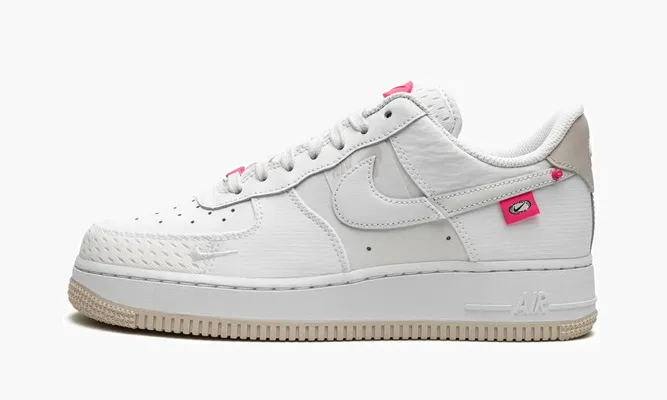 Кроссовки Air Force 1 '07 LX MNS WMNS «Pink Bling» белый