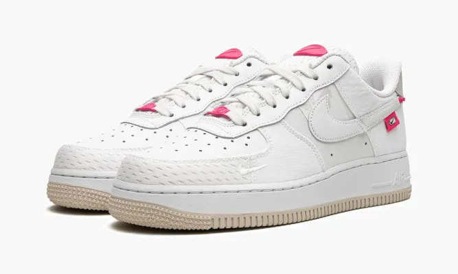 Кроссовки Air Force 1 '07 LX MNS WMNS «Pink Bling» белый