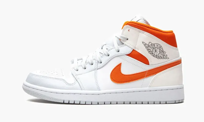 Кроссовки Air Jordan 1 Mid «Starfish» белый