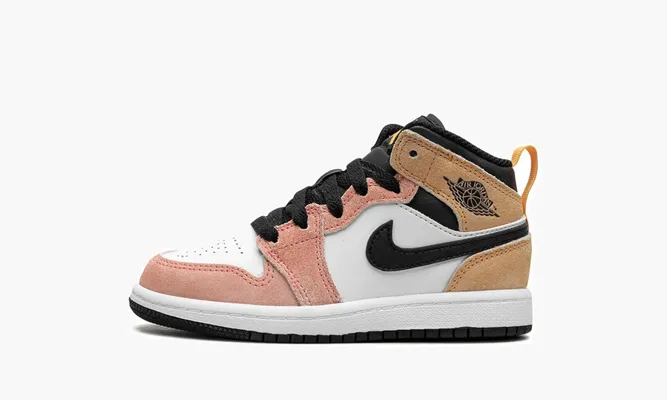 Для самых маленьких Air Jordan 1 Mid SE PS «Flight Club» черный