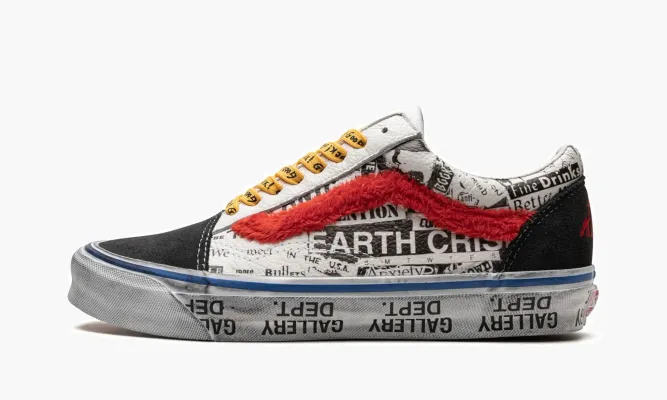 Кроссовки Vans OG Old Skool LX «Gallery Dept. Good Luck» разноцветный