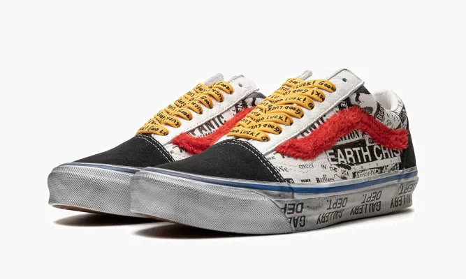 Кроссовки Vans OG Old Skool LX «Gallery Dept. Good Luck» разноцветный
