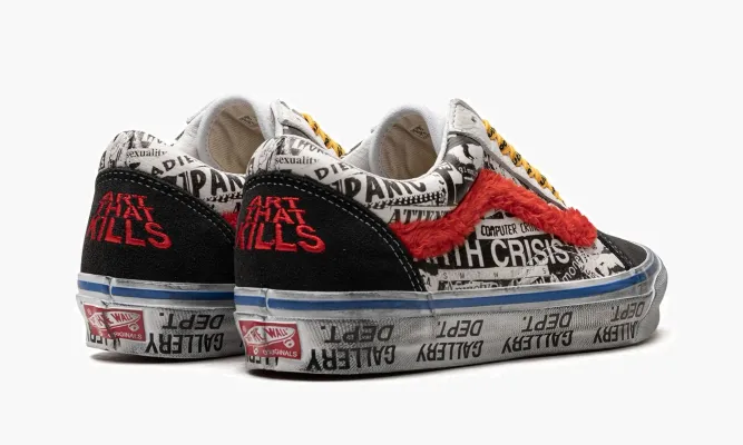 Кроссовки Vans OG Old Skool LX «Gallery Dept. Good Luck» разноцветный