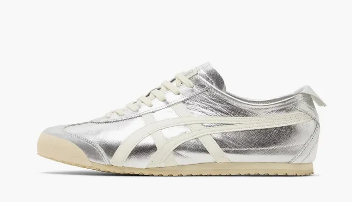 Кроссовки Asics Onitsuka Tiger Mexico 66 «Chrome Silver» серебряный