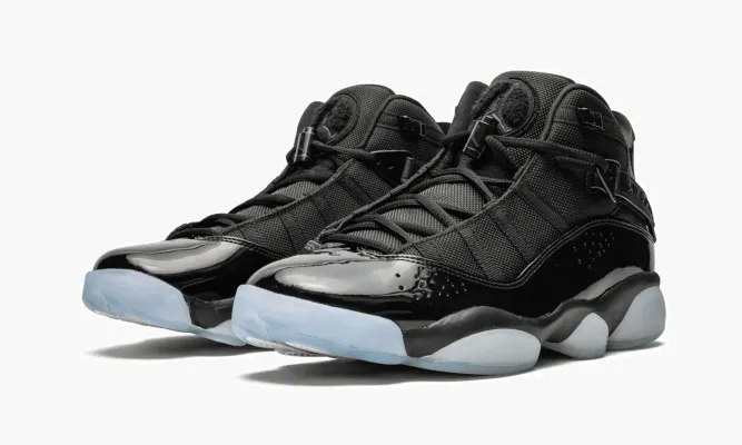 Кроссовки Air Jordan 6 Rings «Black Ice» черный