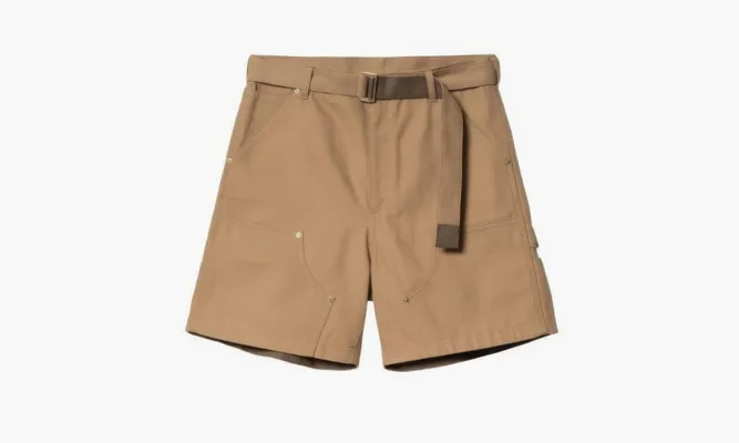 Одежда Sacai X Carhartt Shorts WIP «Beige» бежевый