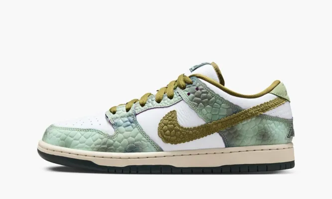 Кроссовки Alexis Sablone x Nike Dunk Low SB «Chameleon» зеленый