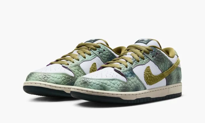Кроссовки Alexis Sablone x Nike Dunk Low SB «Chameleon» зеленый