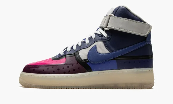 Кроссовки Air Force 1 High '07 Premium «Thunder Blue Pink Prime» разноцветный