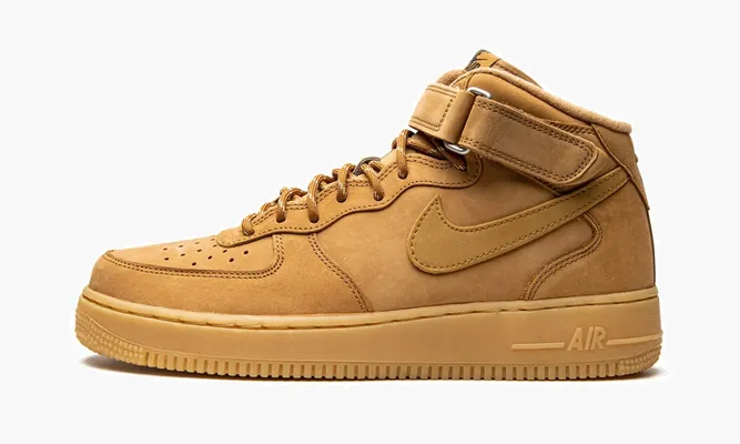 Кроссовки Air Force 1 Mid '07 'Flax коричневый
