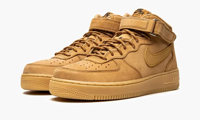 Кроссовки Air Force 1 Mid '07 'Flax коричневый