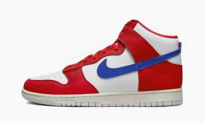 Кроссовки Nike Dunk High «Usa» белый,красный