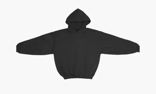 Одежда Yeezy Hoodie «Black» Черный