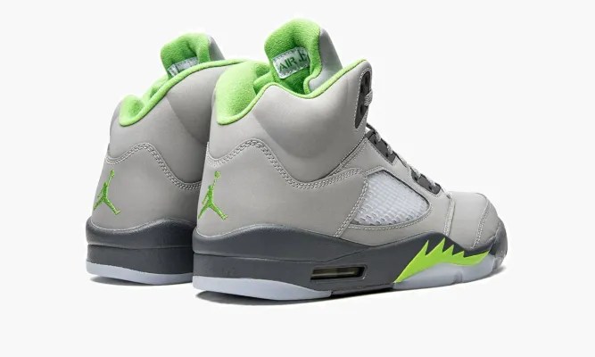 Кроссовки Air Jordan 5 Retro «Green Bean 2022» серый