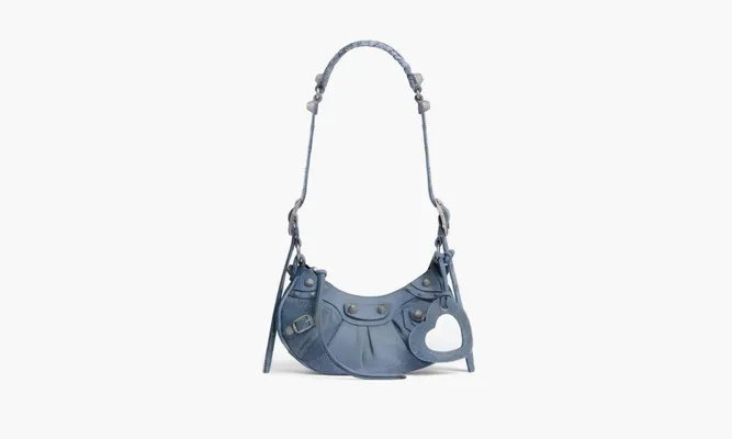 Сумки Balenciaga Le Cagole Shoulder Bag «Blue» lightBlue