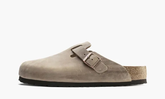 Обувь Birkenstock Boston Soft Footbed «Oiled Leather Tobacco Brown» коричневый